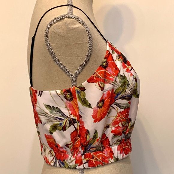 Clover Canyon Frederick Floral Crop Cami Size Medium - Picture 8 of 12